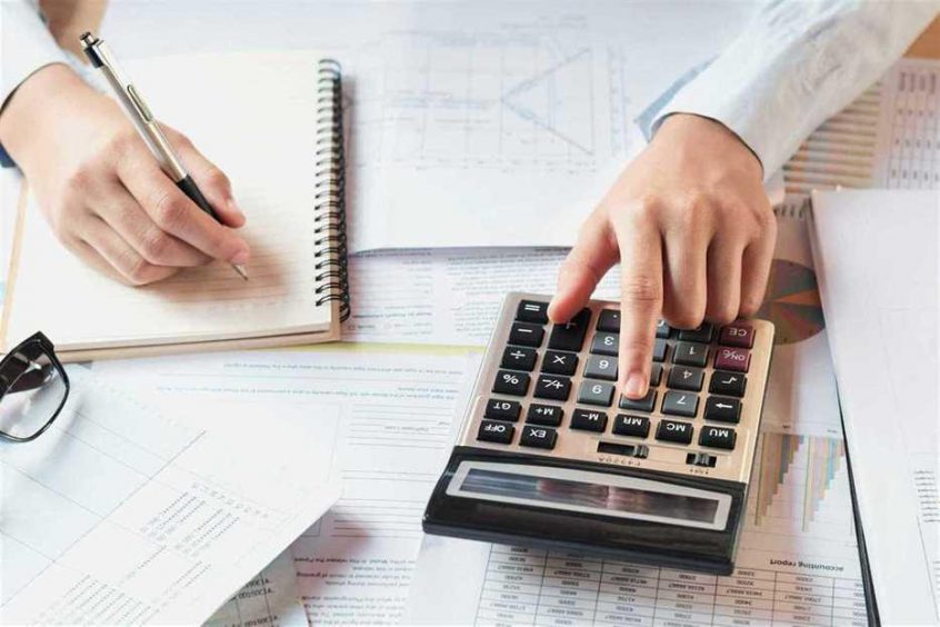 calculating bills or expenses